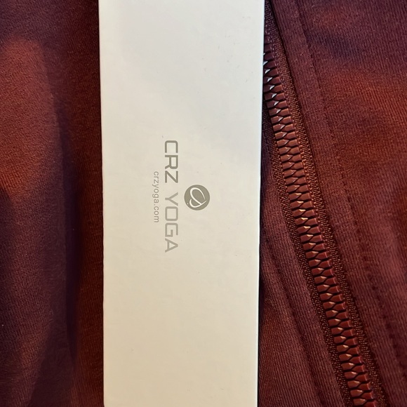 NWT CRZ Amenity Zip Up Cropped Hoodie, size L - Picture 7 of 7